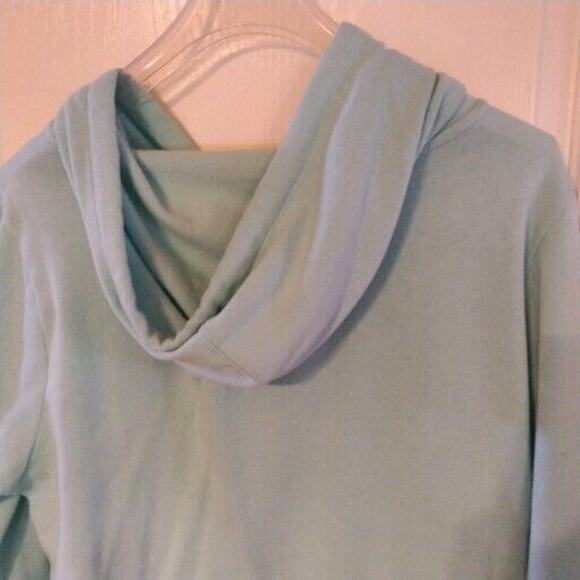 Hurley Sweater Womens Large LG L Blue Green Hoodie Pullover Sweatshirt Ladies - Picture 12 of 12